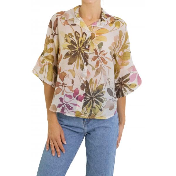 Camicia fantasia floreale 